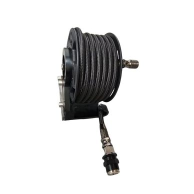 גלגלת צינור אוויר לקומפרסור - 12 מטר. עם תושבת