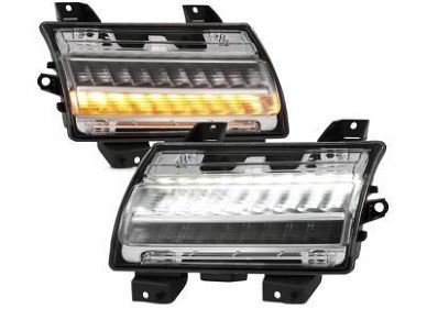 סט פנסי לד בכנפונים מקדימה JL בהיר וקצר